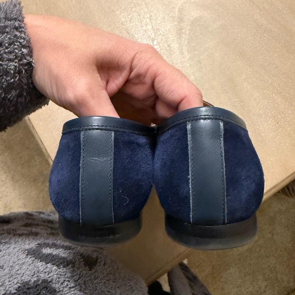 Gucci Jordan navy suede loafers size 38 - Picture 5 of 6